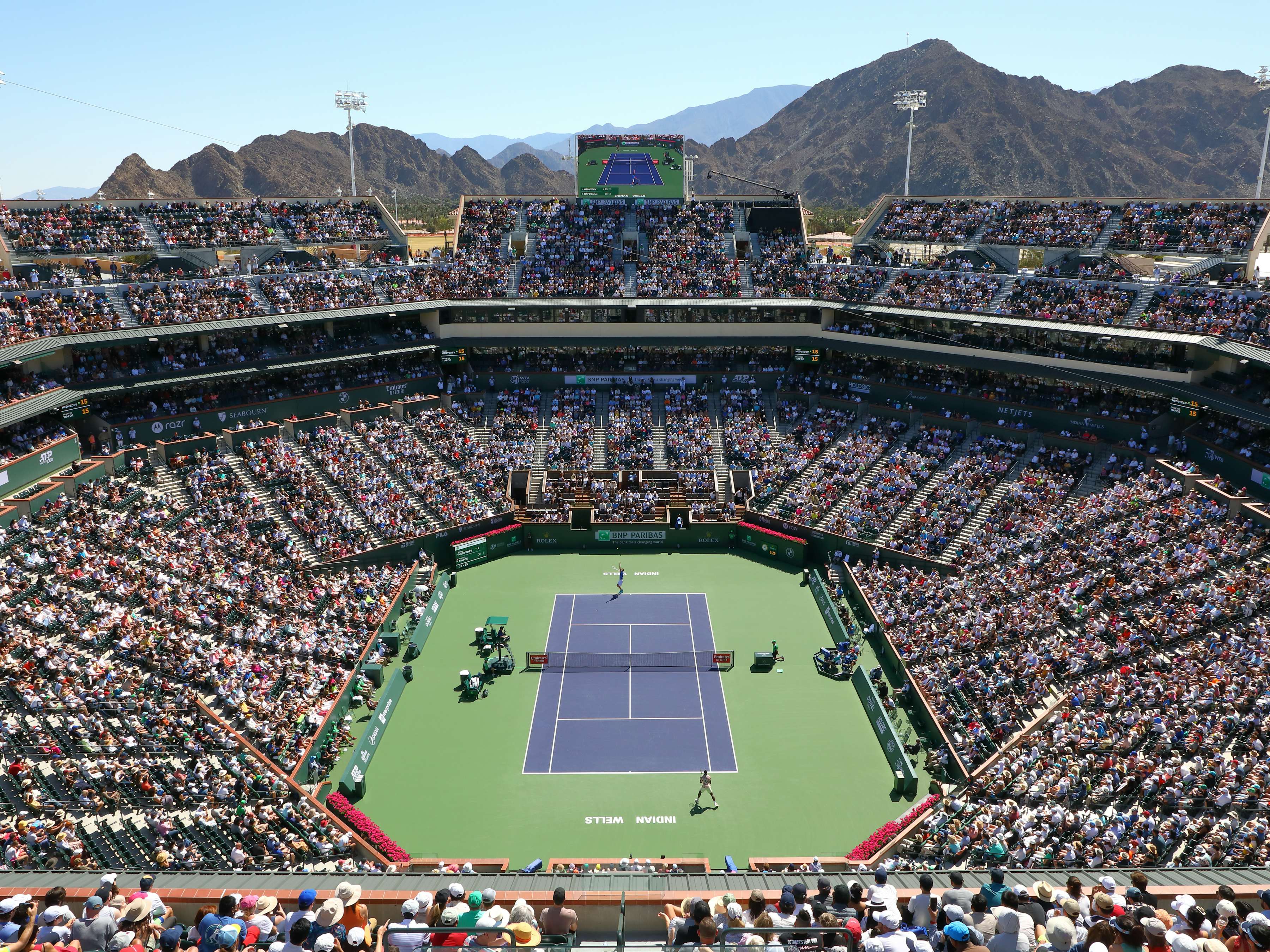 Explore stadiums BNP Paribas Open