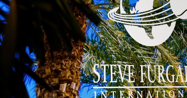 Steve furgal's logo with palm trees