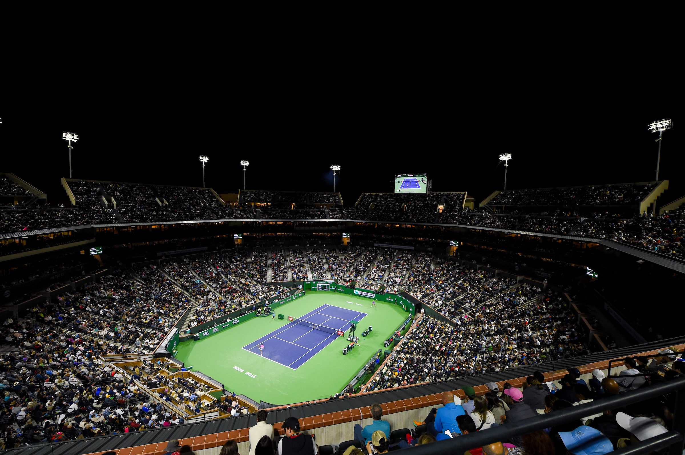 Evening view of stadium 1