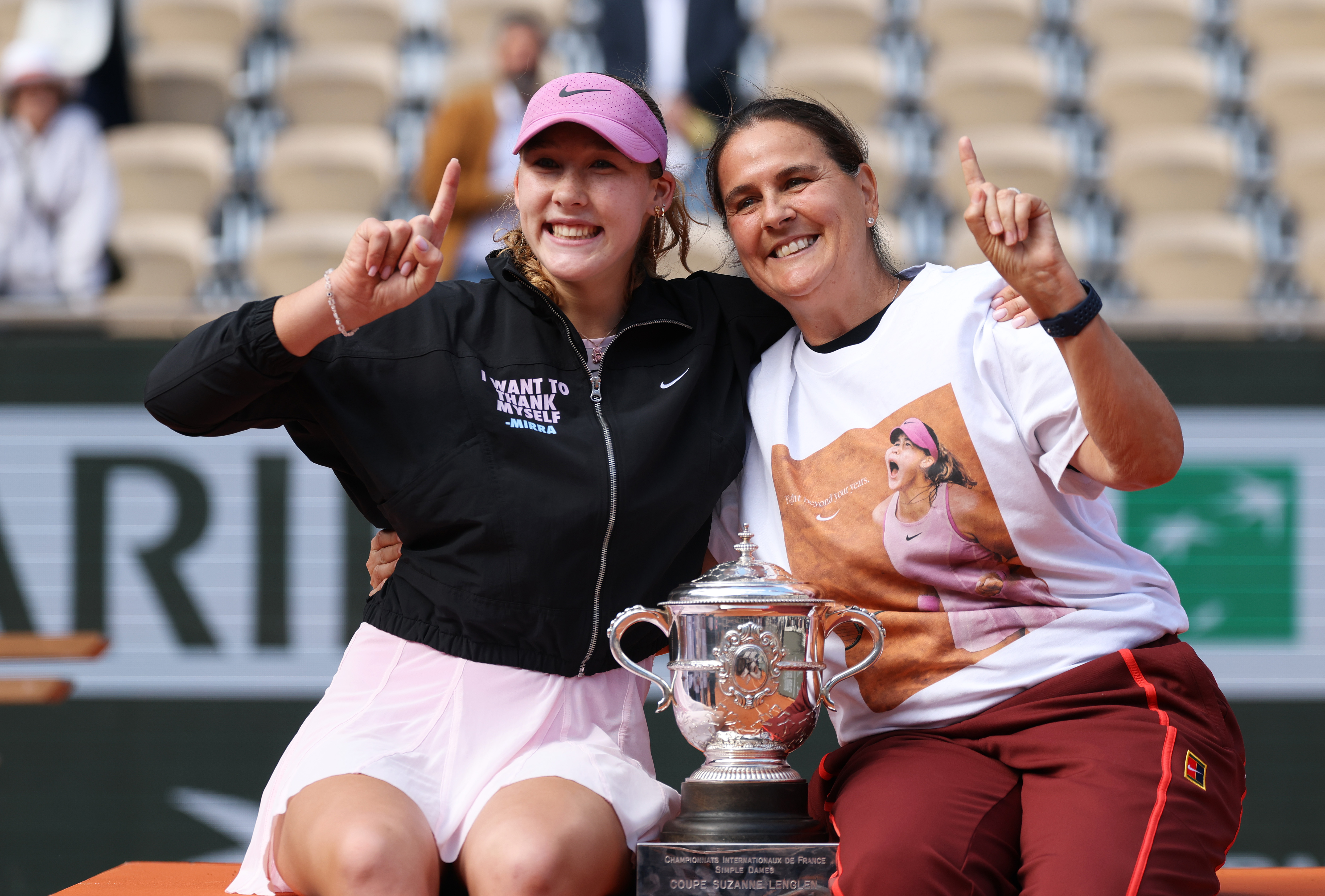 Conchita Martinez has guided Andreeva to all six of her tour-level titles.