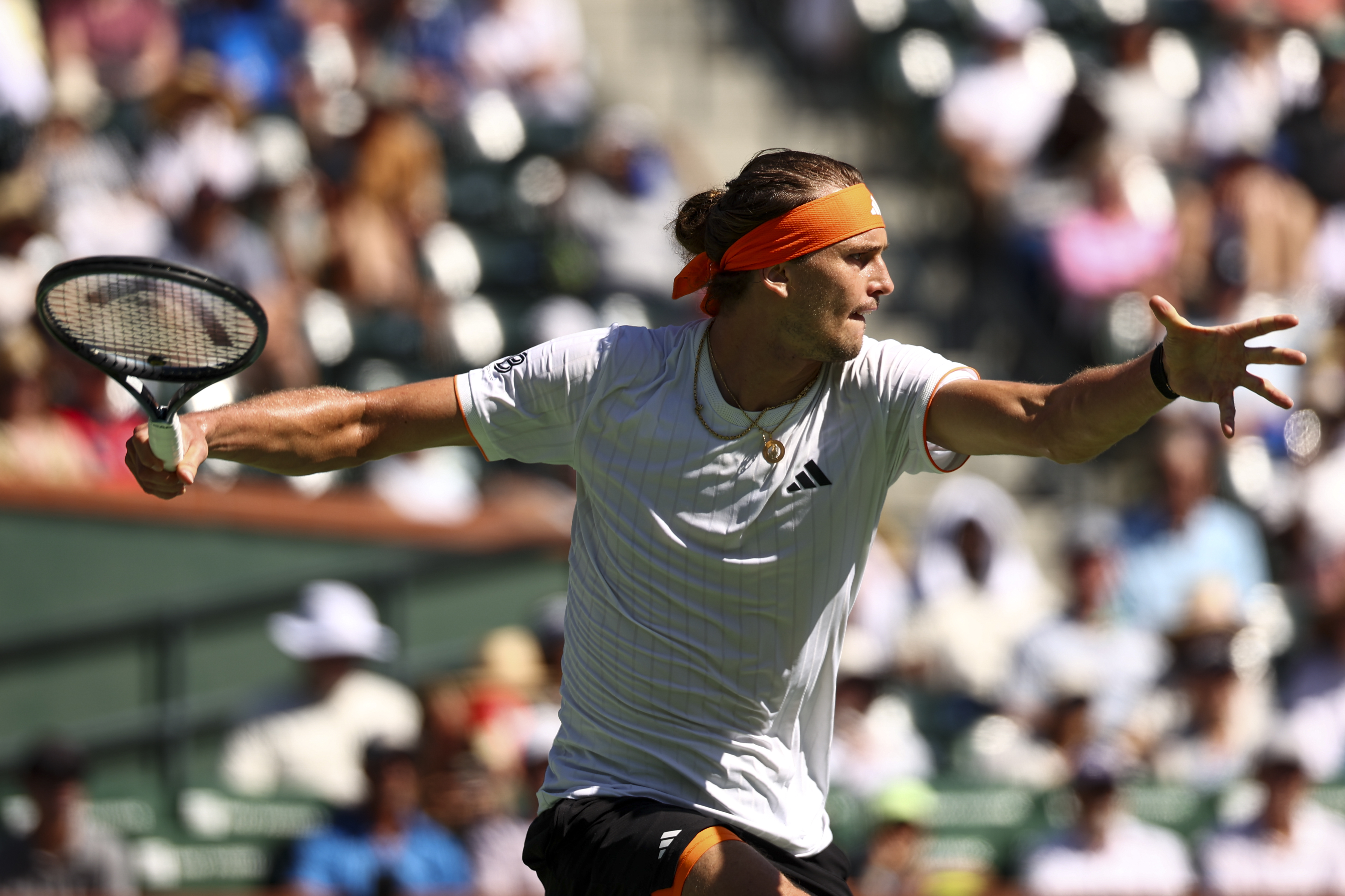 Alexander Zverev had his deepest run In Indian Wells this year, reaching the semi-finals.