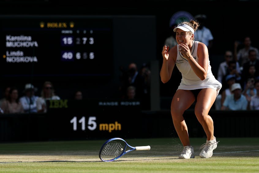 Linda Noskova turned heartbreak into triumph at Wimbledon.