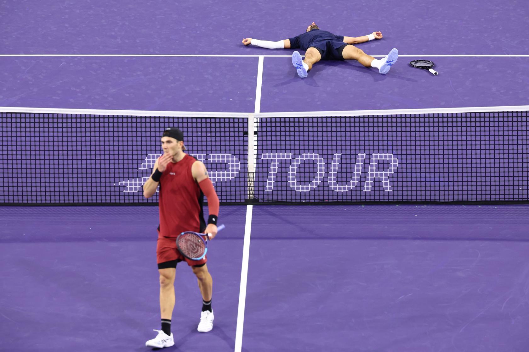 Jack Draper is the last man standing after an epic three-setter with Novak Djokovic.