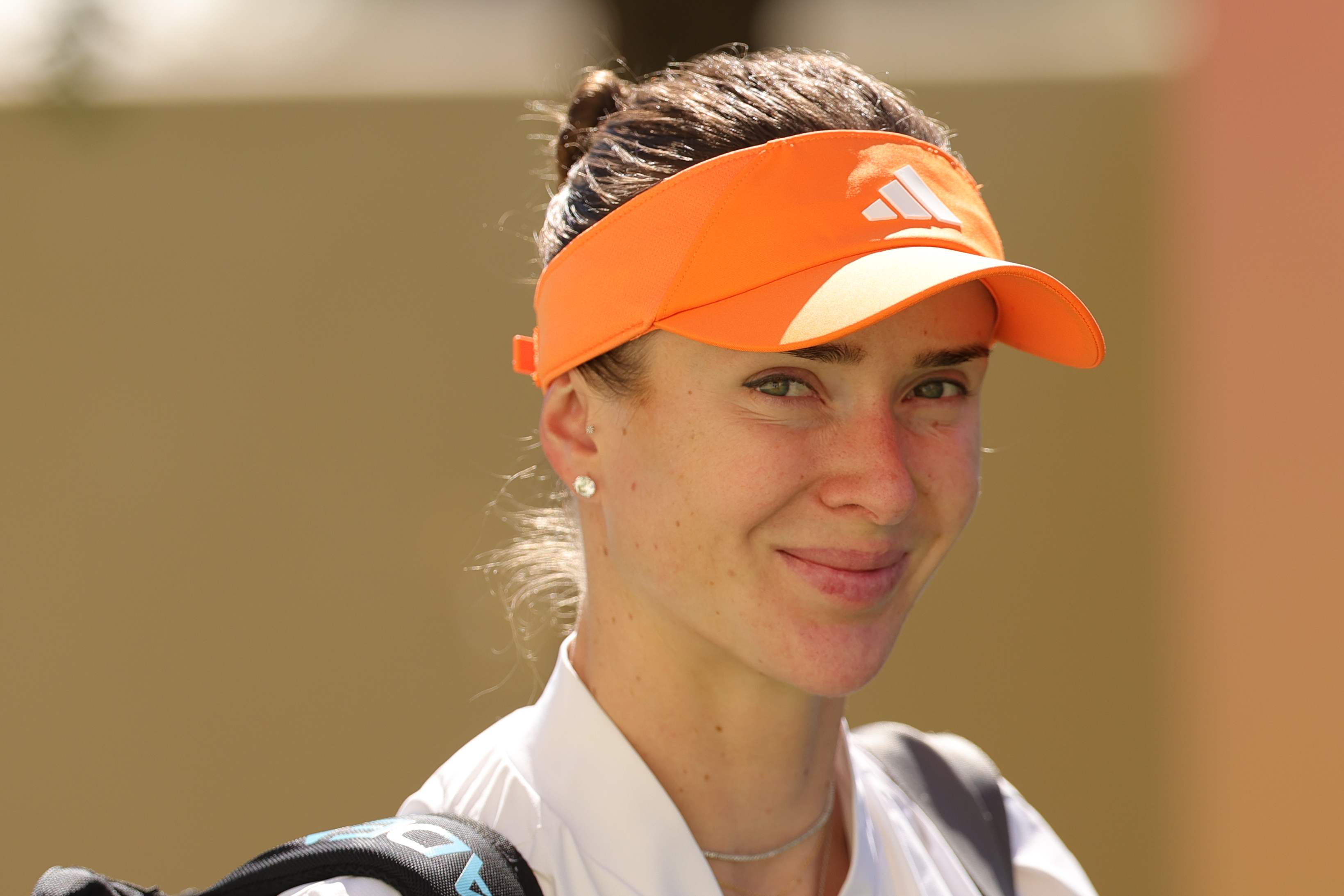 A candid moment with Elina Svitolina.