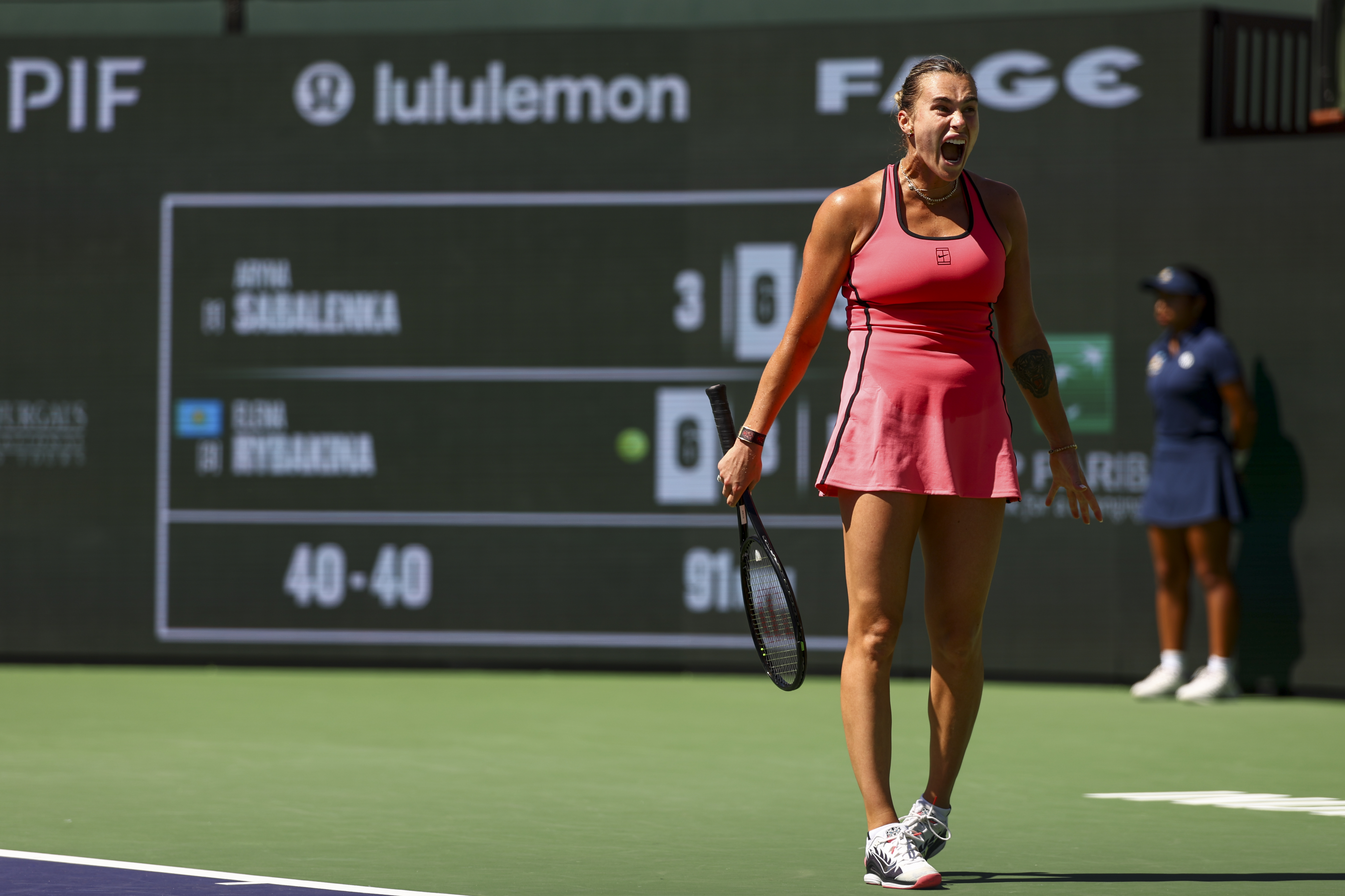 Aryna Sabalenka has reached the BNP Paribas Open final three times in the past four years.