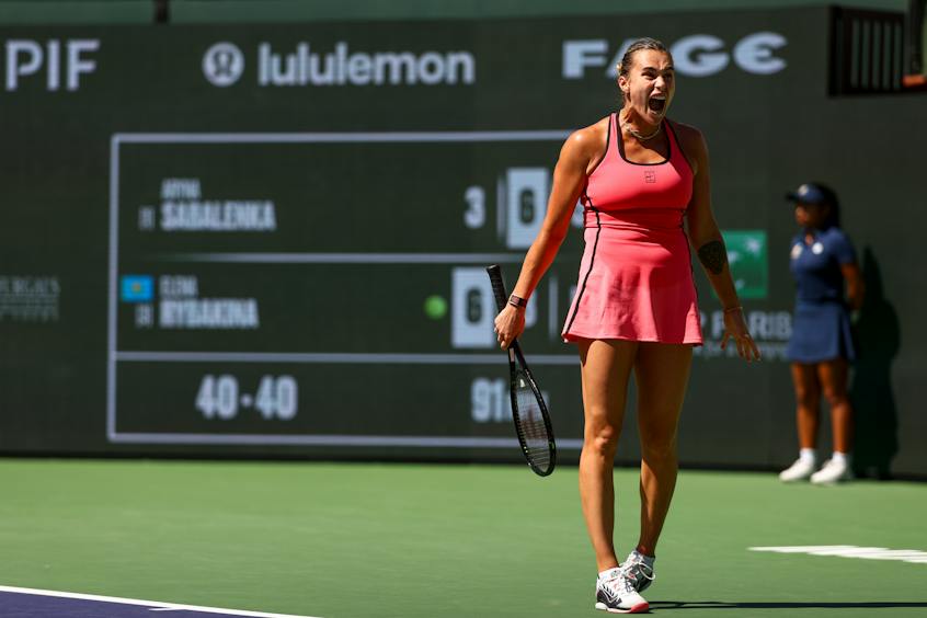 Aryna Sabalenka has reached the BNP Paribas Open final three times in the past four years.