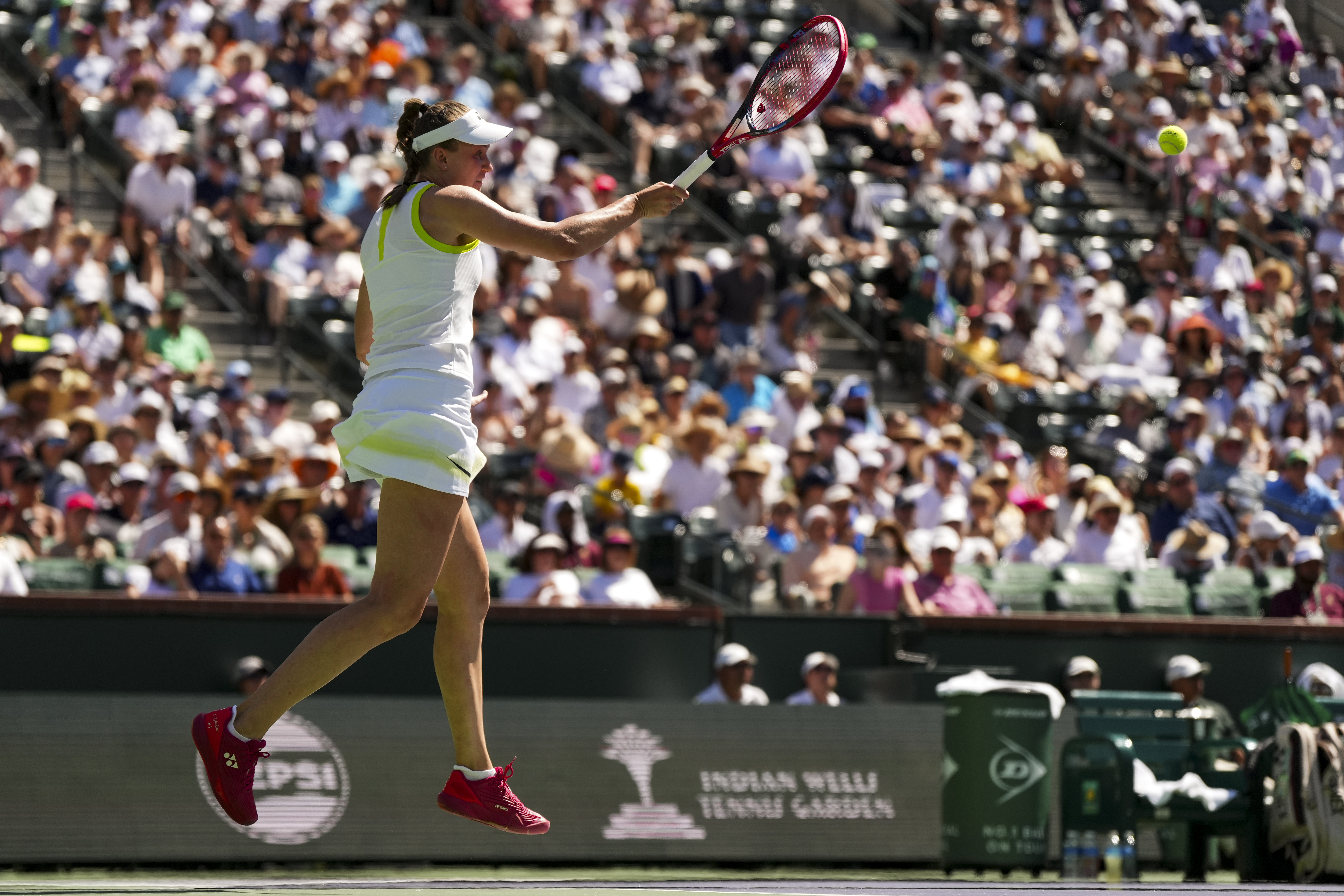 Elena Rybakina held championship point in the third-set tie-break of the 2026 final against Aryna Sabalenka.