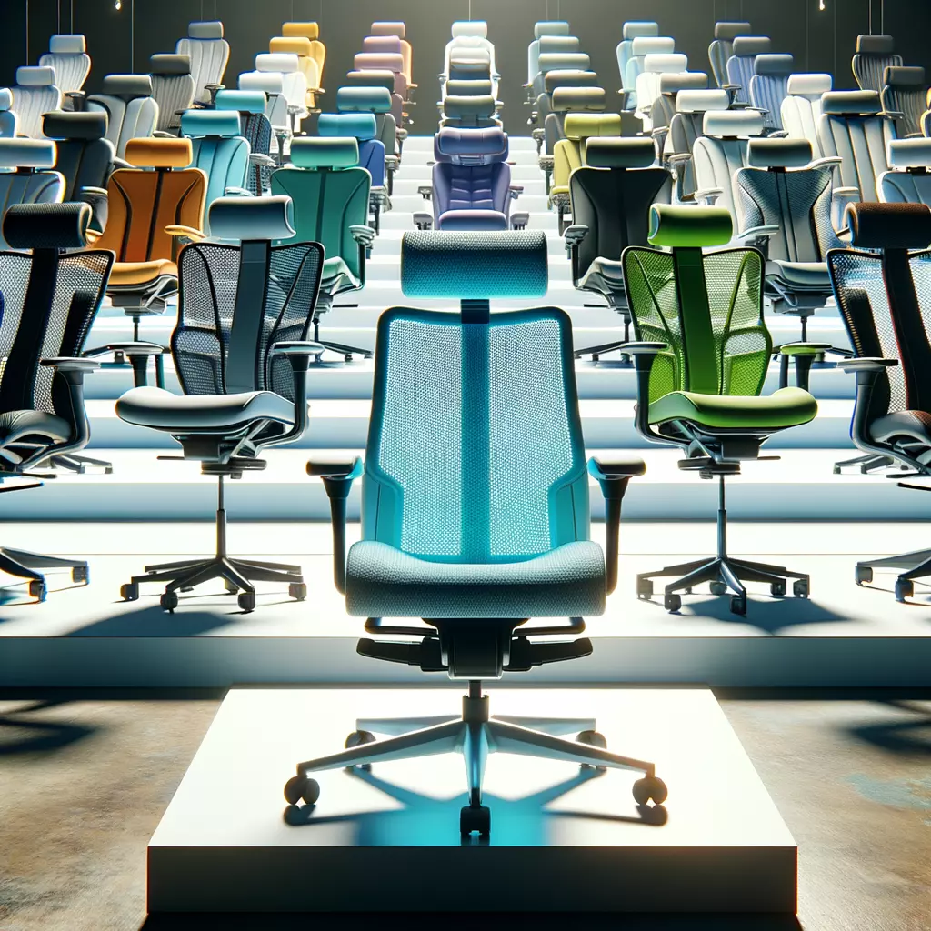 ensemble de chaises ergonomiques