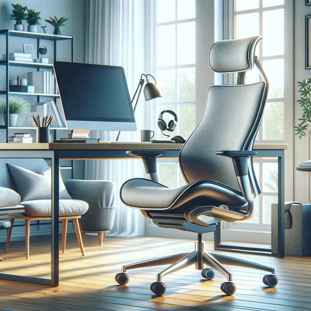 bureau avec chaise ergo