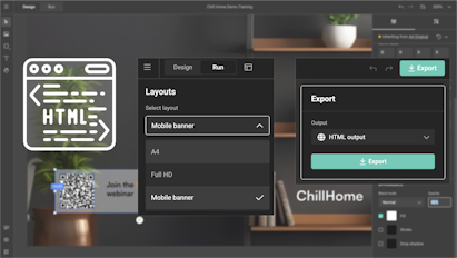 Export HTML from GraFx Studio