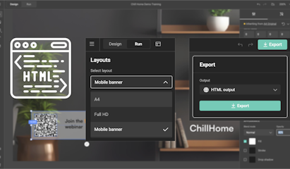 Export HTML from GraFx Studio