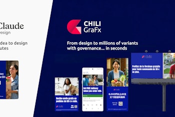 Claude Design vs. CHILI GraFx's ability to produce millions of variants