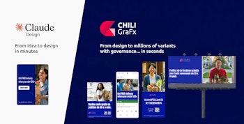 Claude Design vs. CHILI GraFx's ability to produce millions of variants