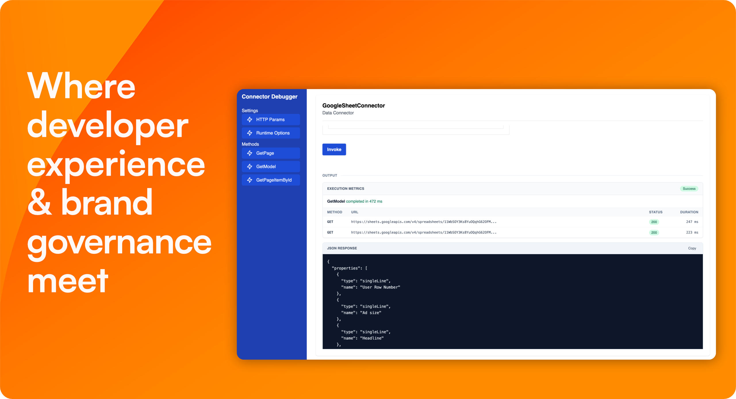 Simple Graphic - Developer Experience is a brand governance feature