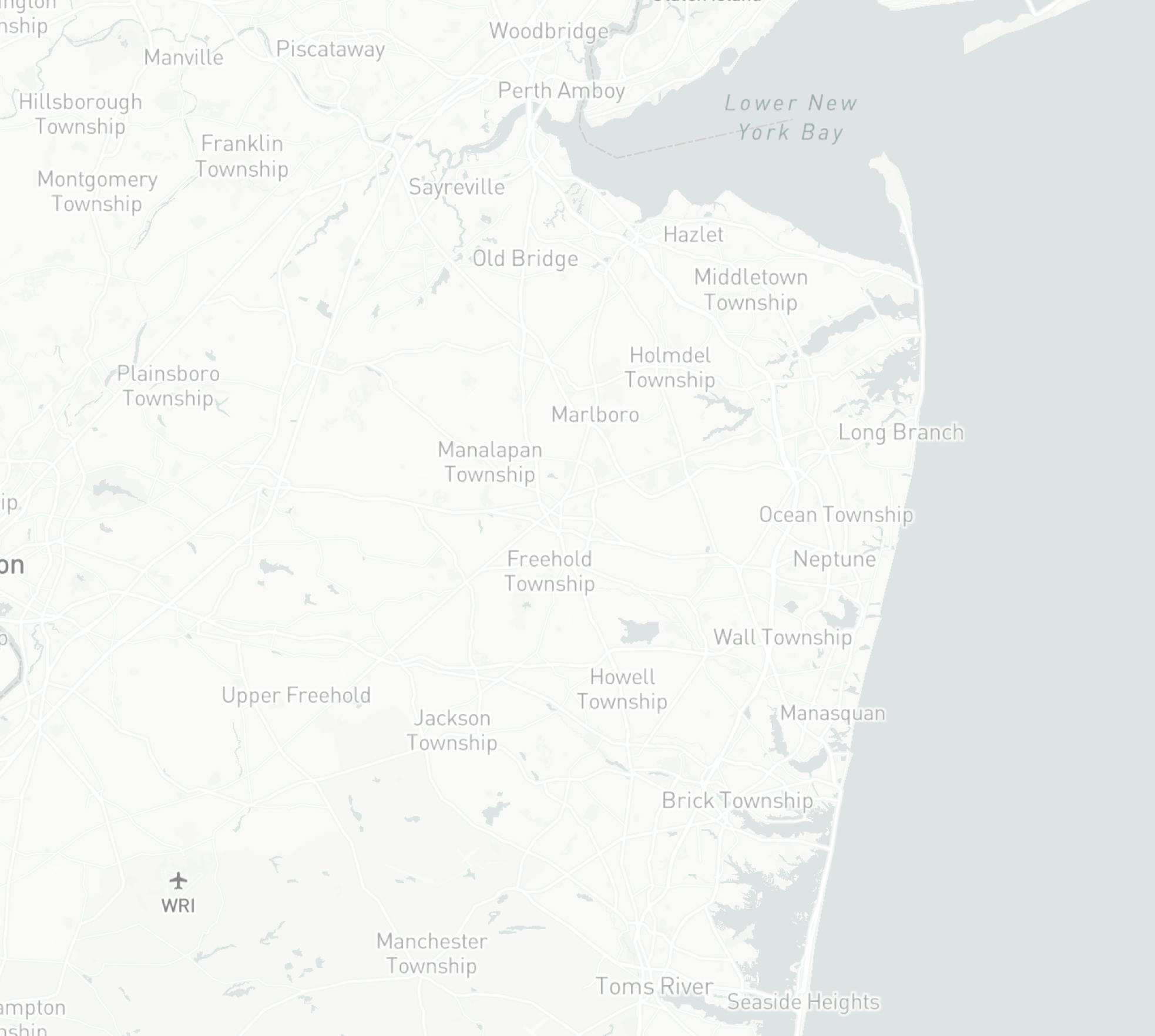 Map of New Jersey