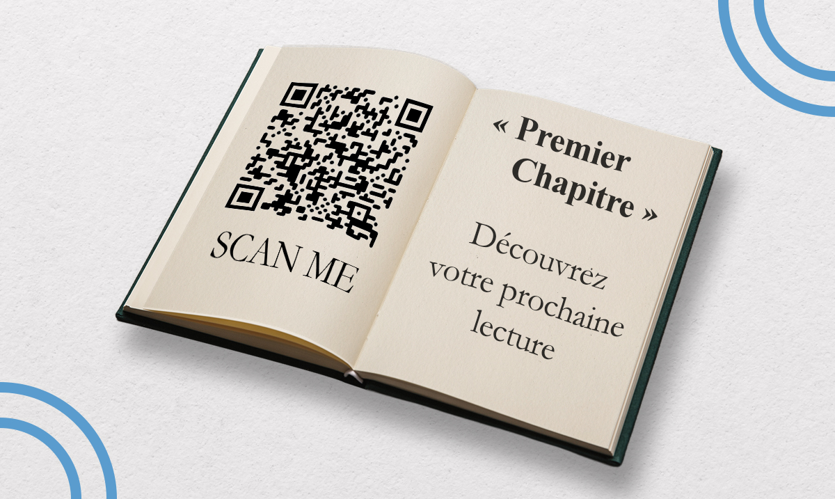 Livre avec un QR code qui permet d'accéder au programme "Premier Chapitre"