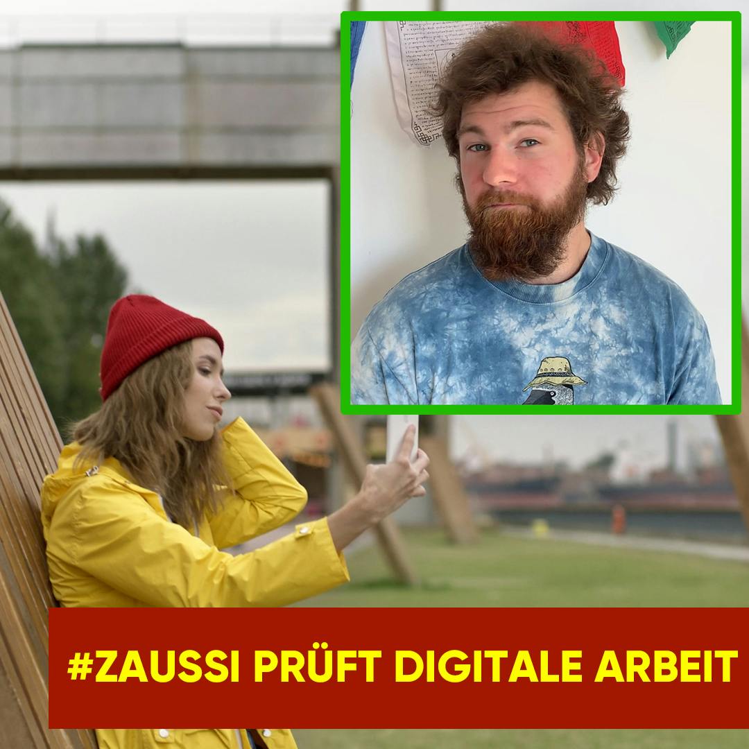 Zaussi prüft digitale Arbeit 