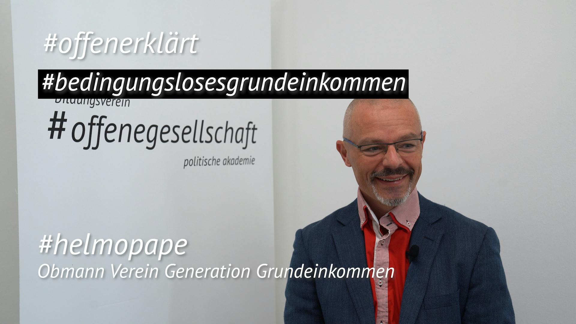 #offenerklärt: Helmo Pape spricht über Bedingungsloses Grundeinkommen