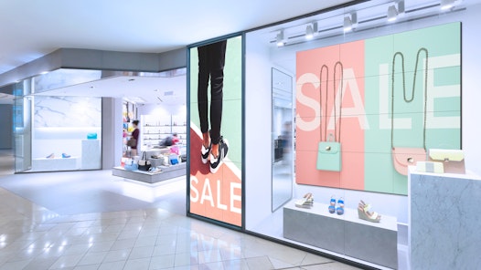 x line retail shop outside