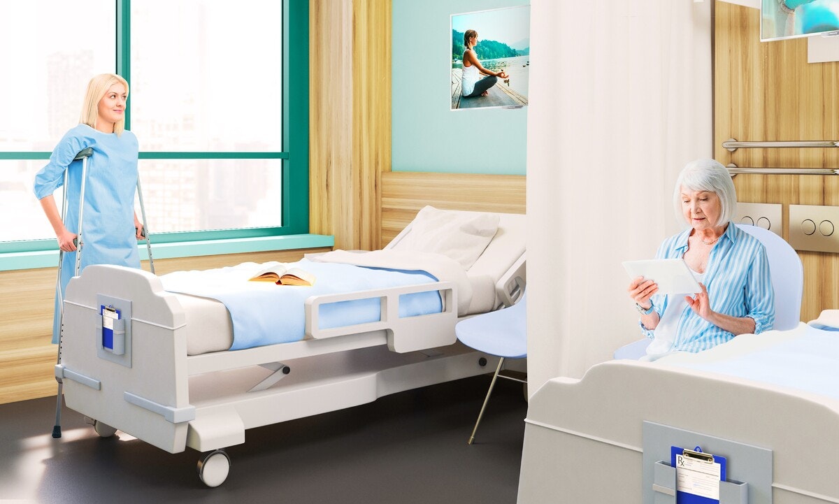 06 bedside tv healthcare hospital room 2
