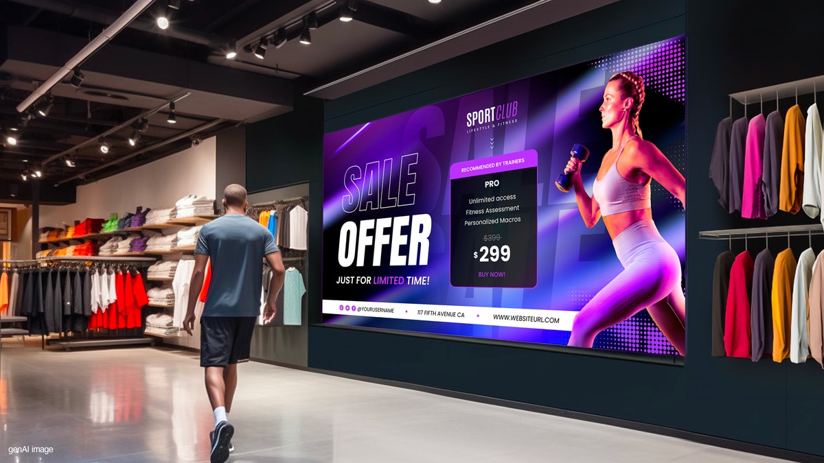 retail ai image sport shop hr1 led