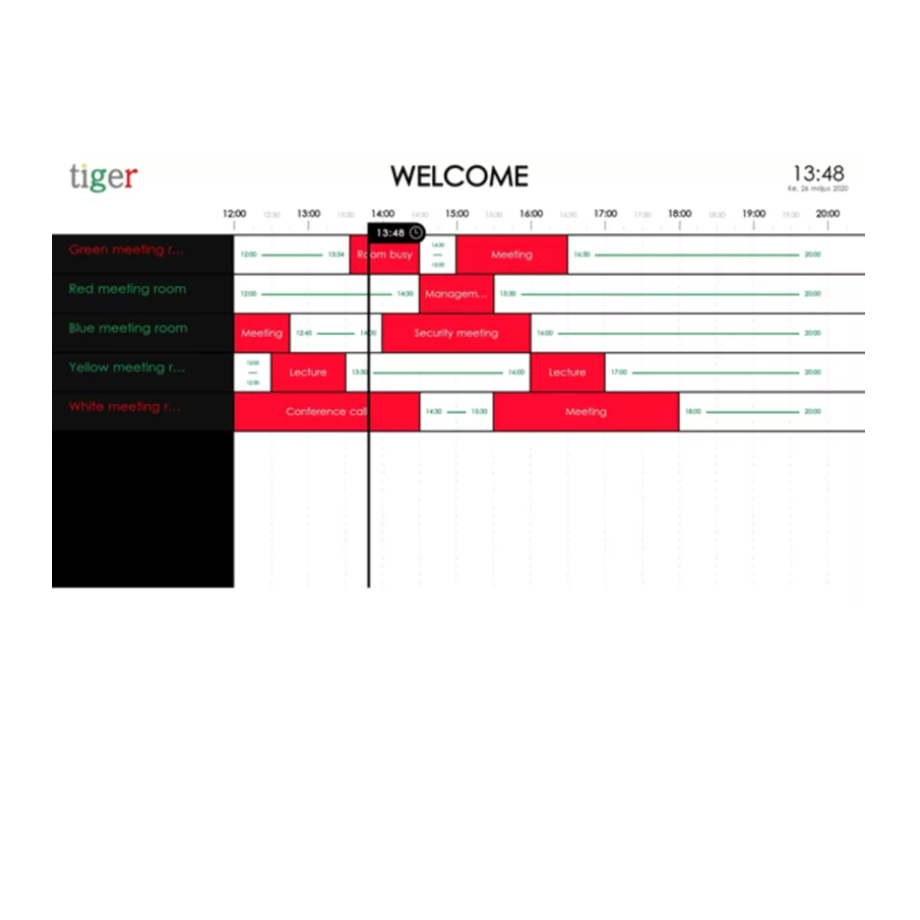 Tiger schedule image