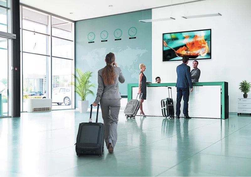 hospitality hotel recpetion business d line