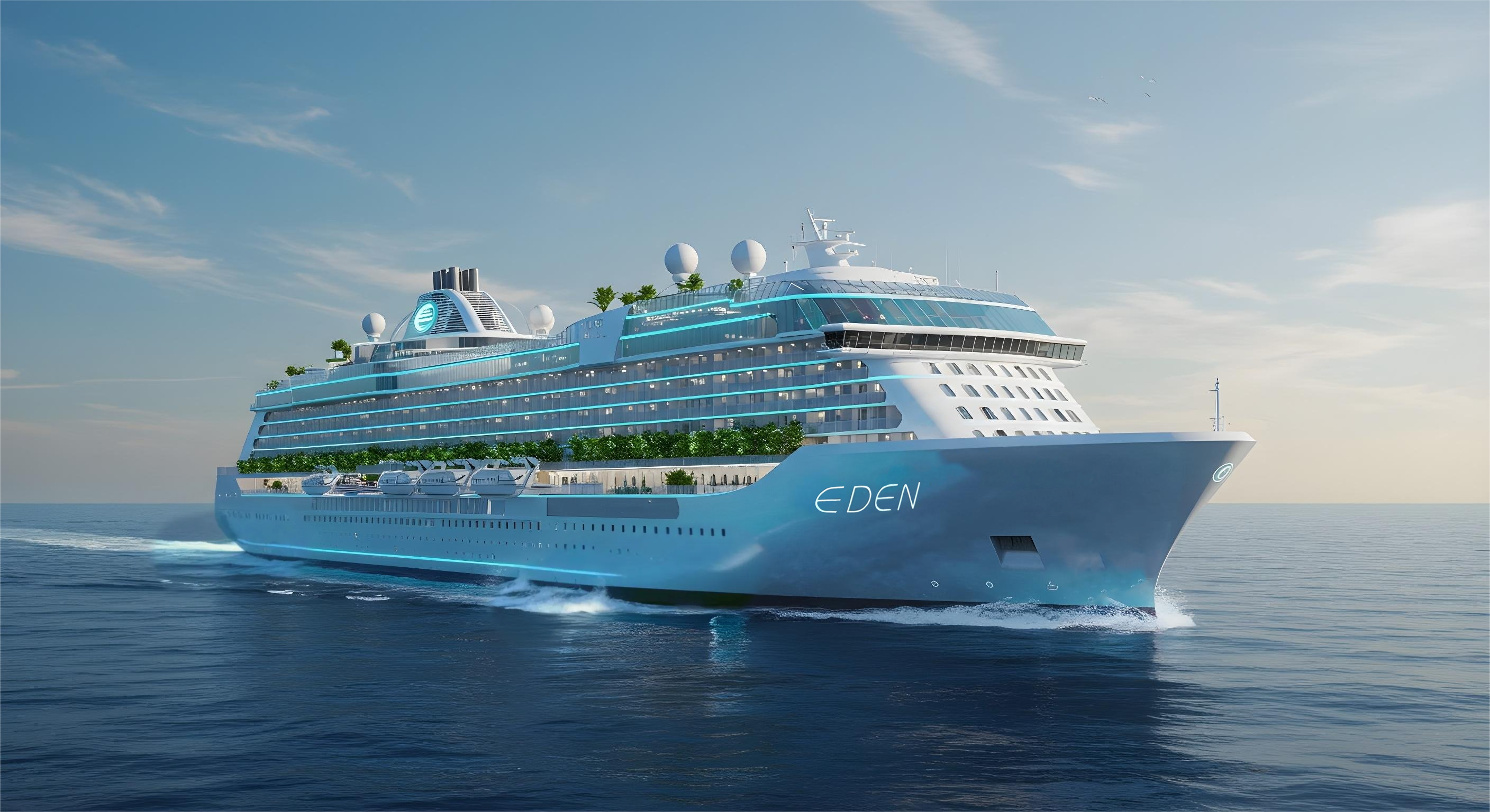 eden ship exterior blanc