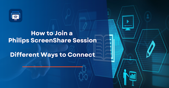 2 how to join a philips screenshare session different ways to connect