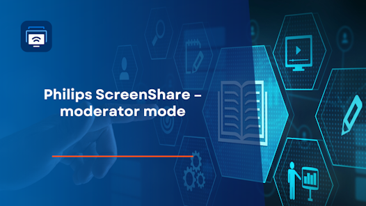 3 philips screenshare moderator mode