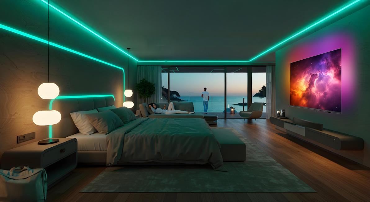 Philips MediaSuite 6000 Ambilight with soundbar