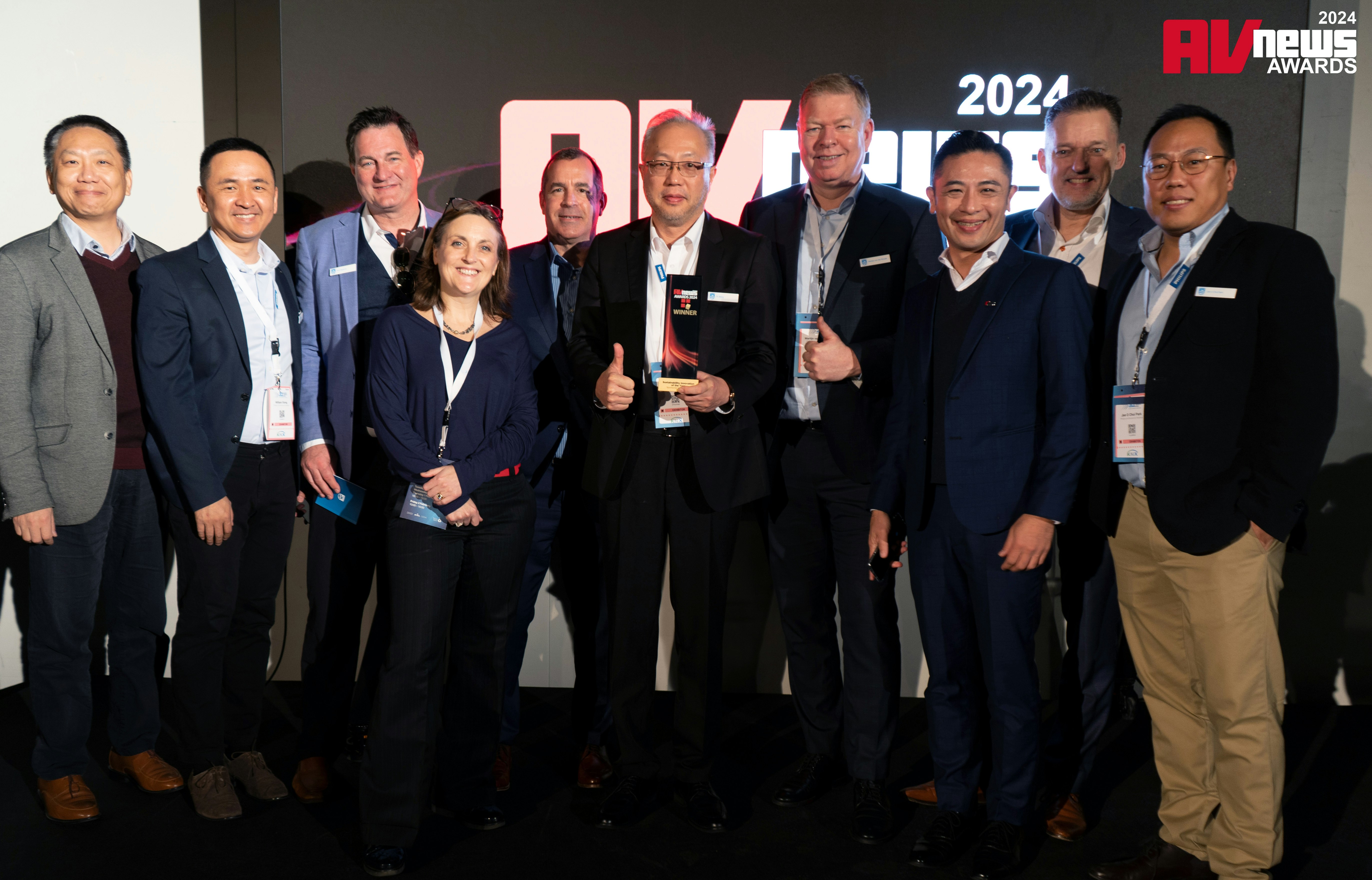 AV News Awards 2024 group image