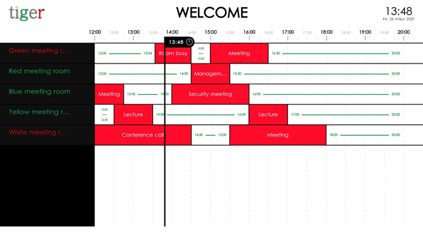 Tiger schedule image