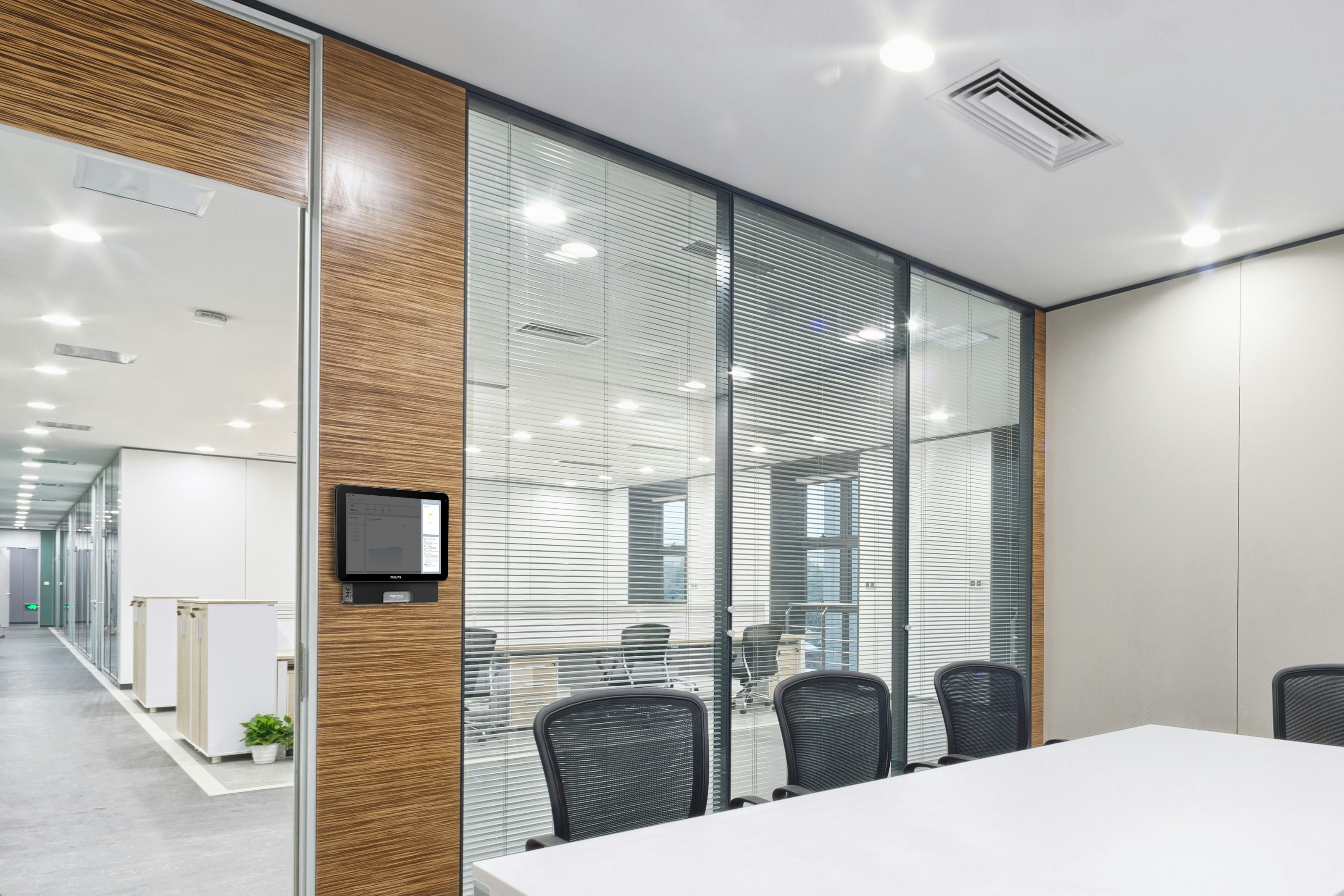 1-inch T-Line_PPDS_AirQualitySensor_corporate meeting room image