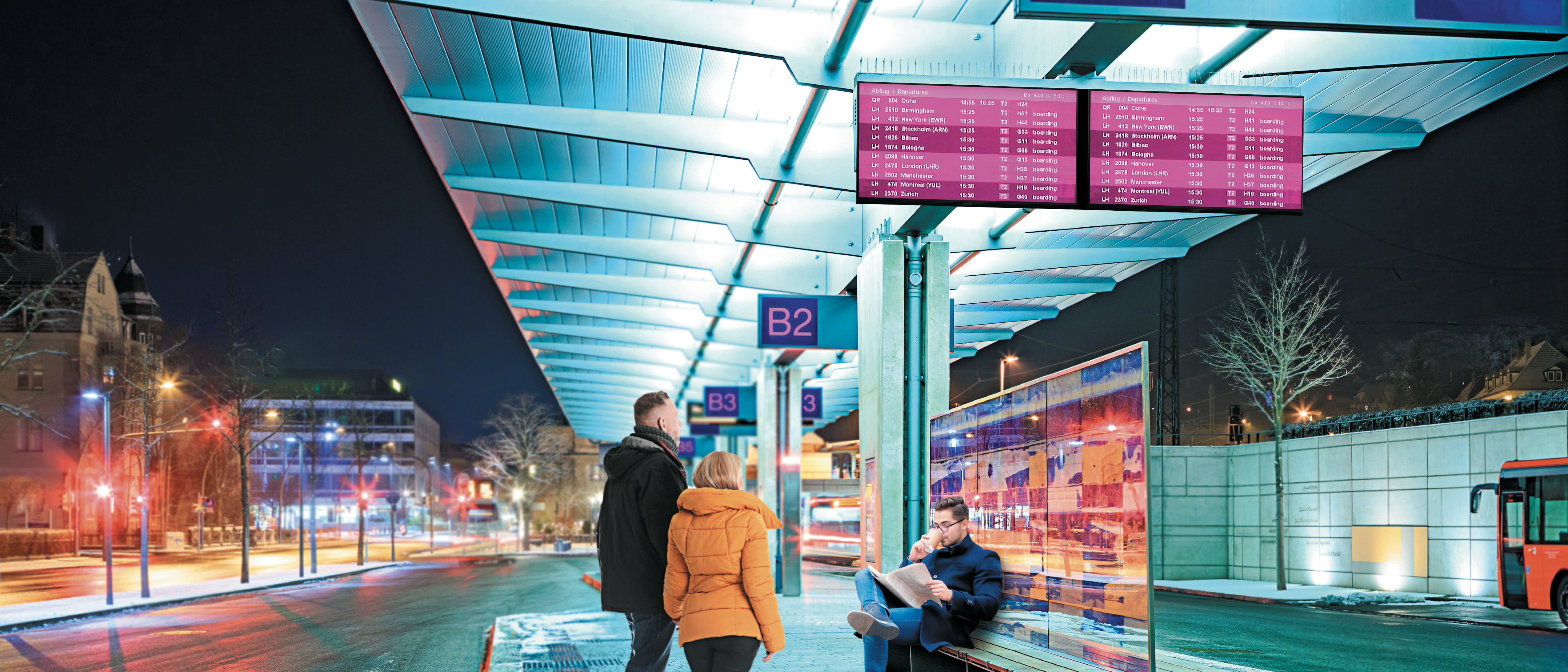 TRANSPORT - Bus Station - P-line image