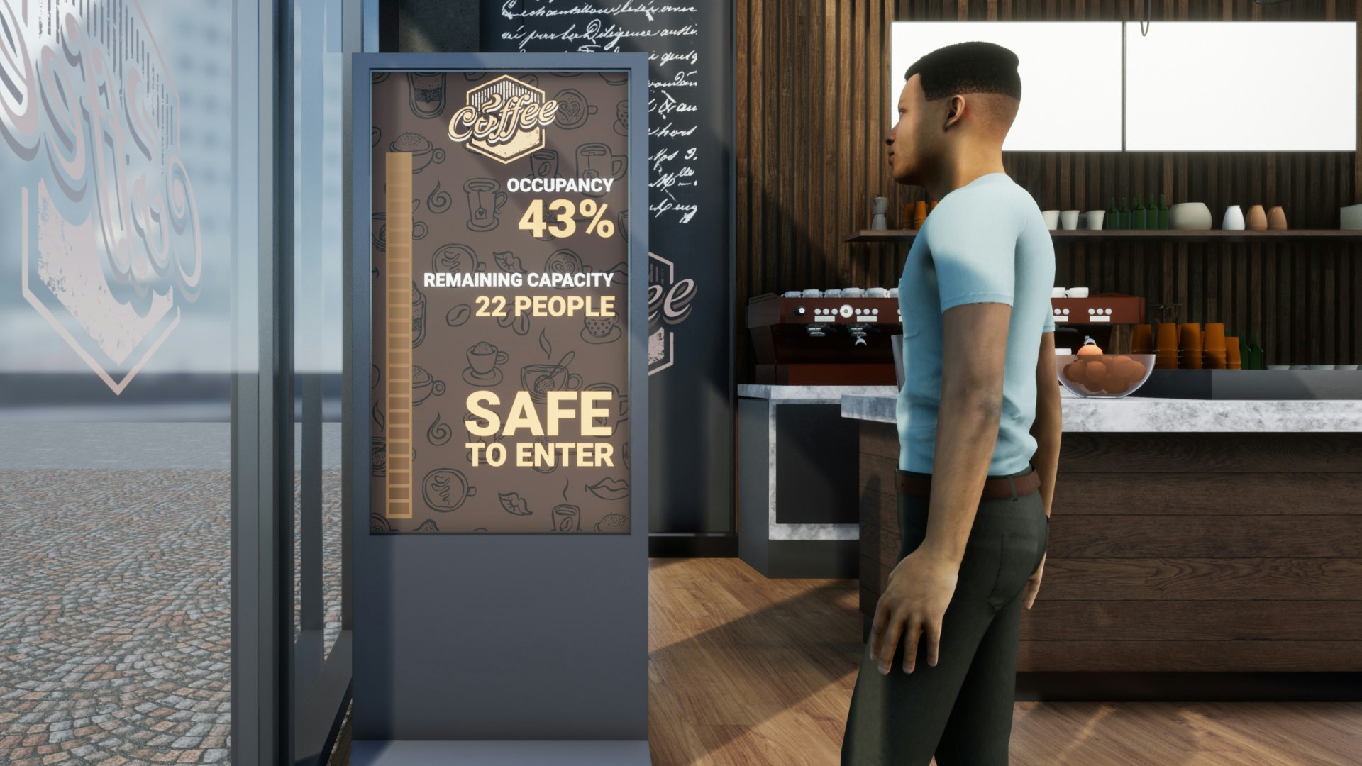 QSR_SafeShopping-D-Line PeopleCount image