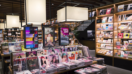 retail bookstore tableaux