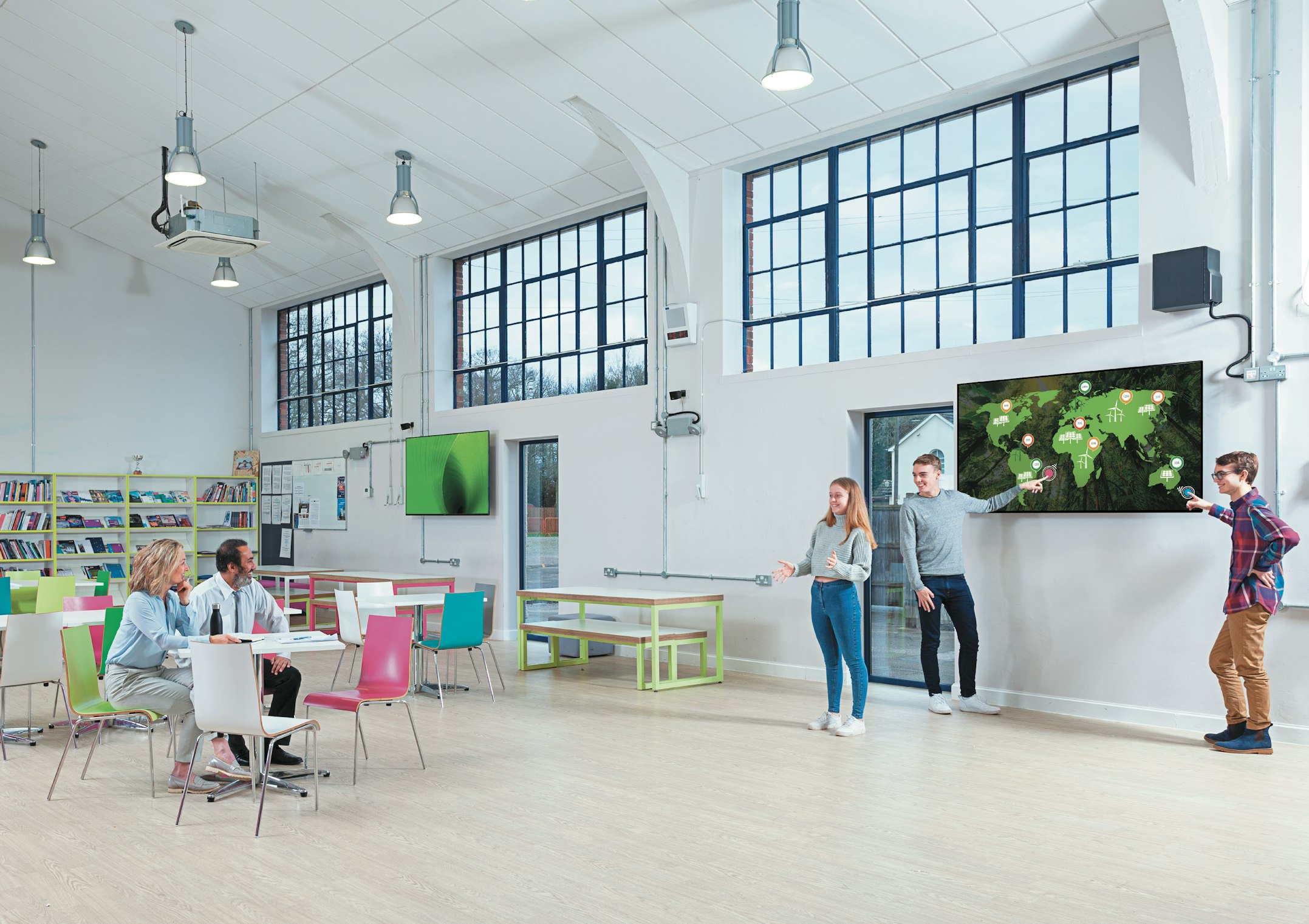 מסך מגע אינטראקטיבי Philips Signage Solutions צג שיתוף פעולה