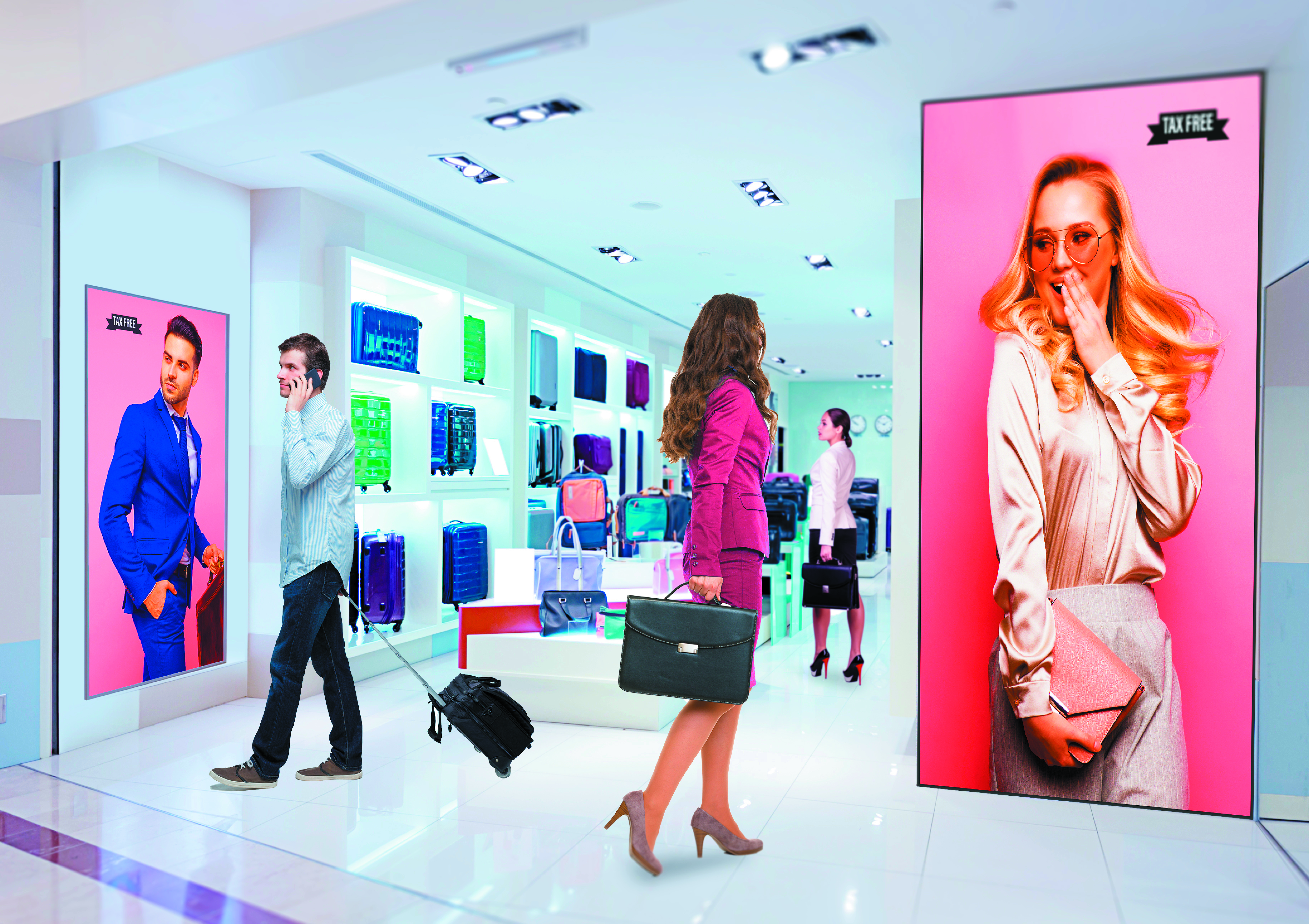 TRANSPORT - Airport Duty Free - H-line - LED image
