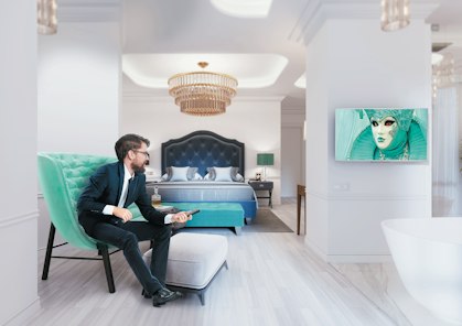 hospitality hotel room business mediasuite