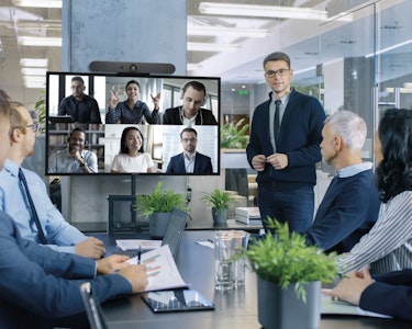 C-Line_Corporate_meeting Videocall image