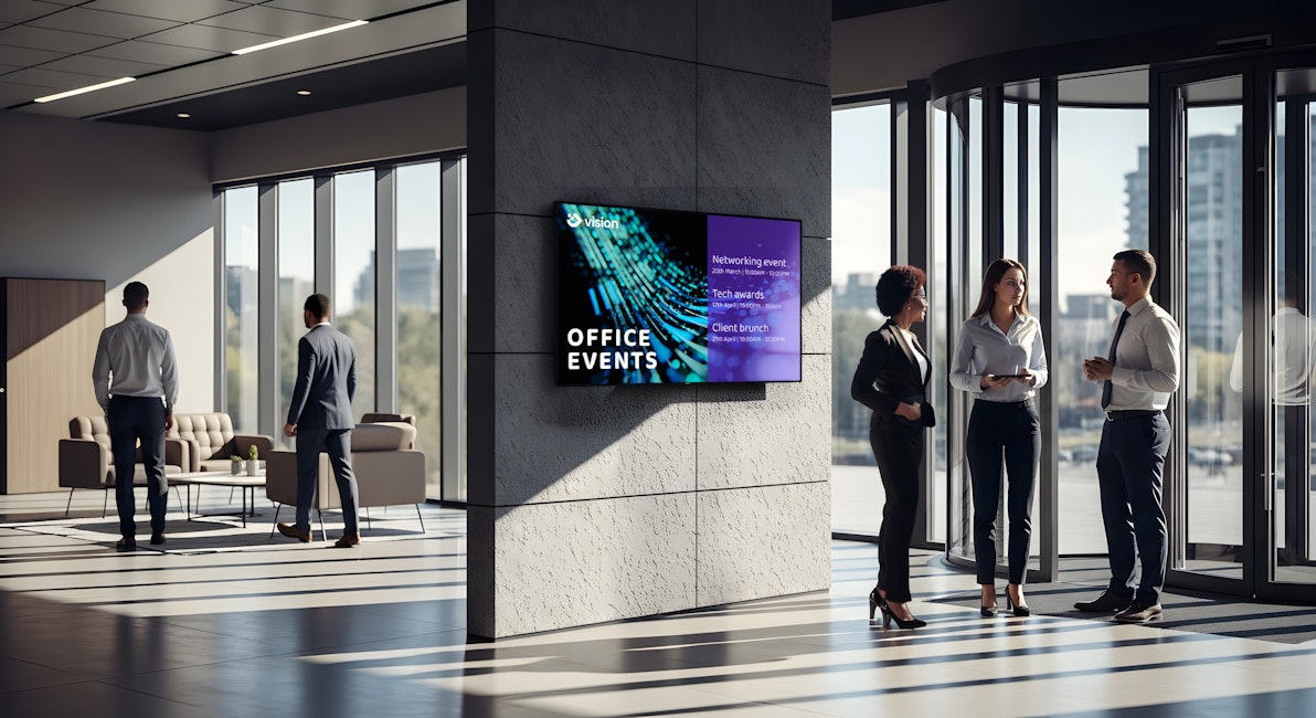 philips signage 7000 slimline corporate lobby v2