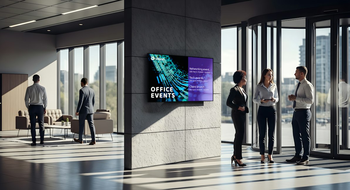 philips signage 7000 slimline corporate lobby v2