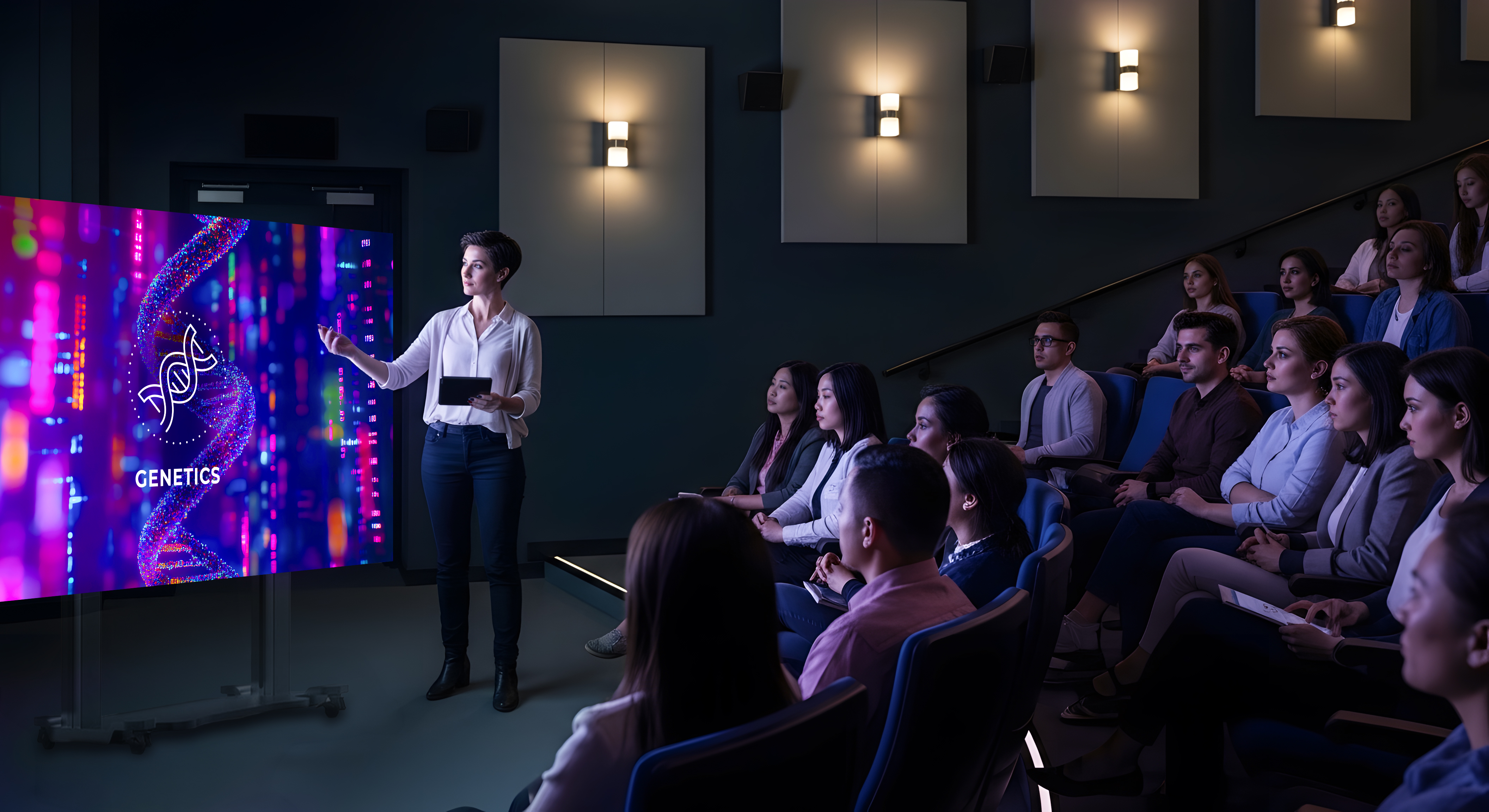 Philips Unite LED 6000 AIO foldable - Education - Auditorium v1