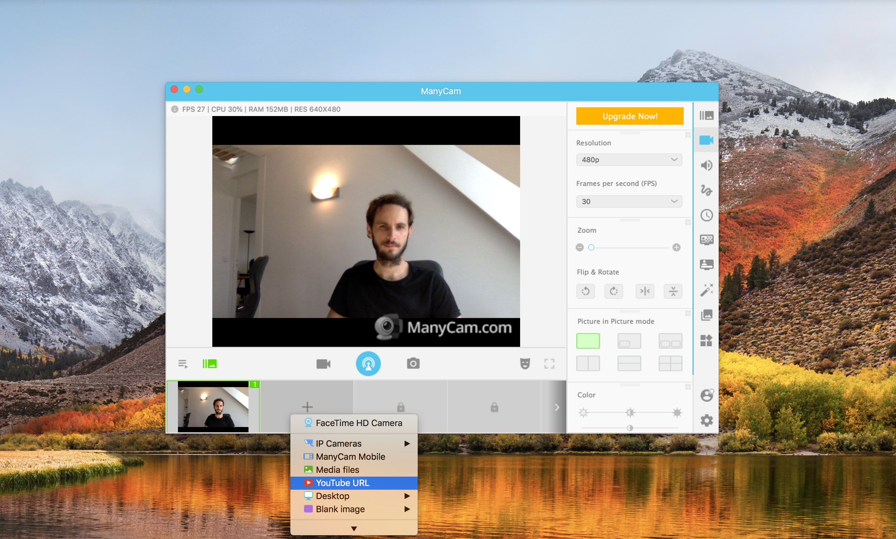 virtualize device with Manycam