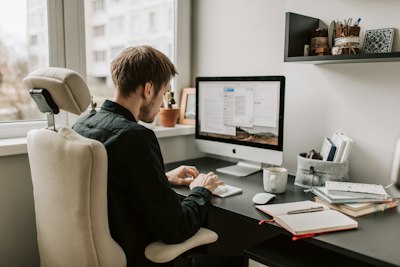 Man working