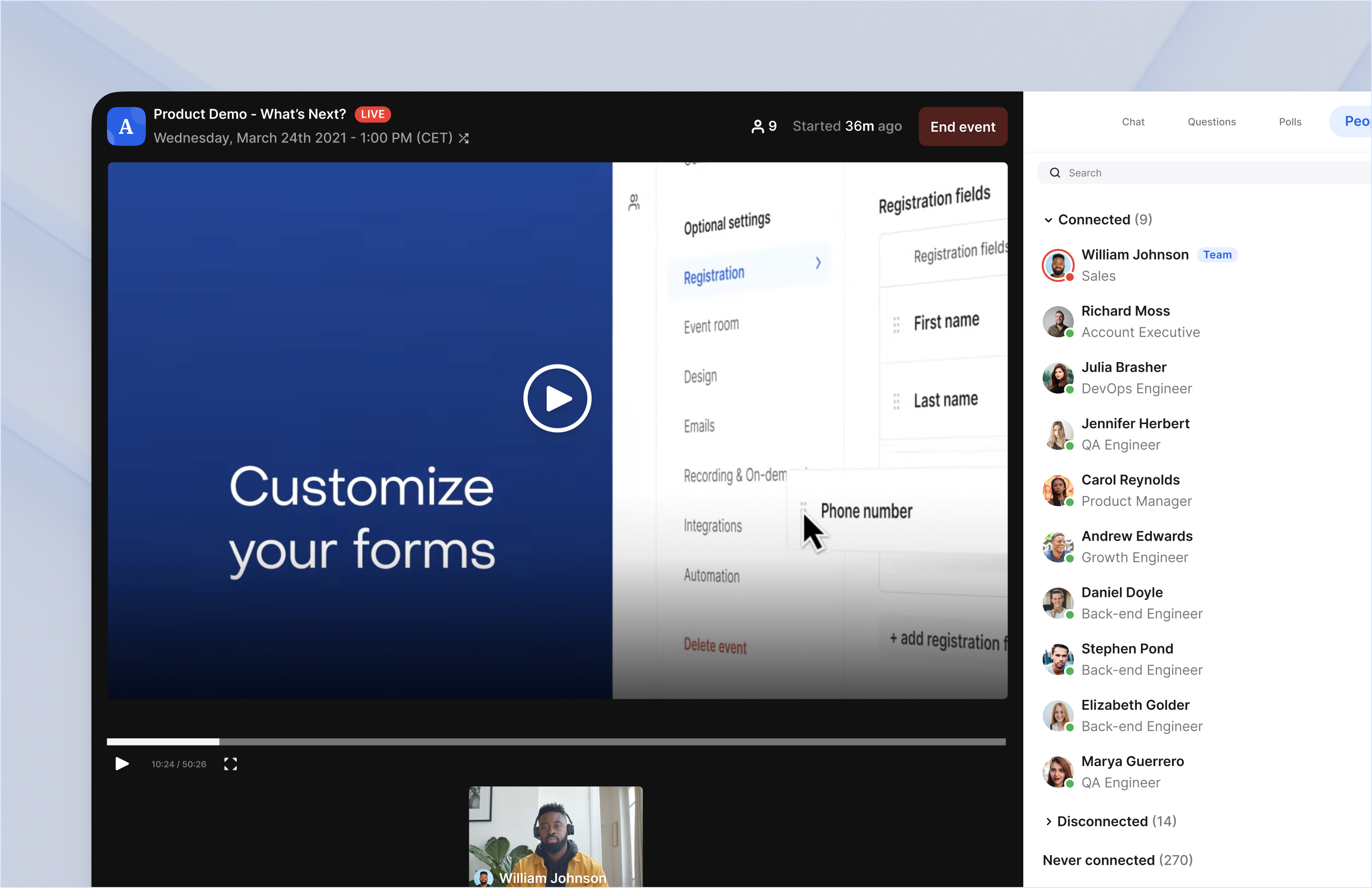Livestorm webinar