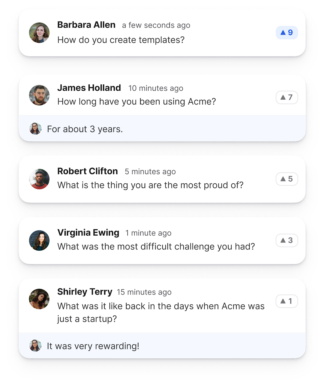 onglet questions webinar