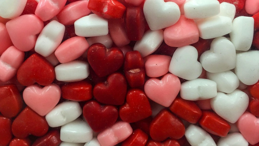 Arrière-plan virtuel Saint-Valentin