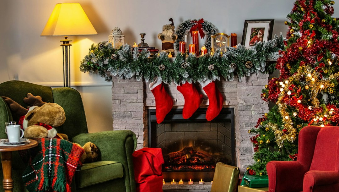 Arrière-plan virtuel Noël